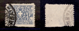 10654 REGNO - SERVIZI - 1926 - 1,50 Lire Assicurativi Per Pacchi Postali (9) - II Parte Usato (110) - Autres & Non Classés