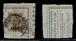 10677 REGNO - BLP - 1922/1923 - 40 Cent Bruno (9) Su Frammento (200) - Sonstige & Ohne Zuordnung
