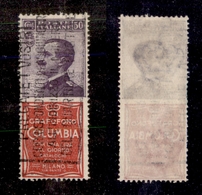 10688 REGNO - PUBBLICITARI - 1924/1925 - 50 Cent Columbia (11) - Usato (25) - Autres & Non Classés