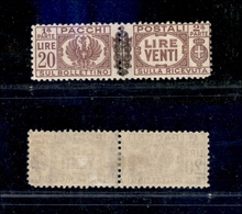 10747 REPUBBLICA SOCIALE - 1943 - GNR Brescia - Spaziata - 5 Cent (470/A) + 2,55 Lire (483/A) + 5 Lire (485/A) - Serie C - Sonstige & Ohne Zuordnung