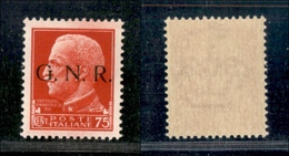 10787 REPUBBLICA SOCIALE - 1943 - GNR Brescia - 75 Cent (478/I) (200) - Other & Unclassified