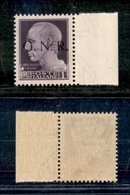 10793 REPUBBLICA SOCIALE - 1943 - GNR Brescia - 1 Lira (479/Ipc) - R Punto Grosso - Gomma Integra (160) - Sonstige & Ohne Zuordnung