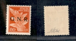 10811 REPUBBLICA SOCIALE - 1944 - GNR Verona - 80 Cent Posta Aerea (120) - Gomma Integra (210) - Autres & Non Classés
