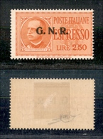 10816 REPUBBLICA SOCIALE - 1944 - GNR Verona - 2,50 Lire Espresso (20) - Nuovo Con Gomma - Raybaudi (280) - Autres & Non Classés