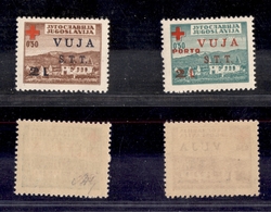 10888 TRIESTE B - 1948 - Pro Croce Rossa (4/5) Serie Completa Di 2 Valori - Gomma Integra (550) - Other & Unclassified
