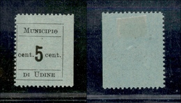 10920 OCCUPAZIONI - UDINE - 1918 - 5 Cent Municipio Di Udine (1) - Nuovo Con Gomma (260) - Altri & Non Classificati