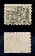 10998 OCCUPAZIONI - FIUME - 1919 - 10 Corone Veduta (A48) - Carta A - Usato (130) - Autres & Non Classés