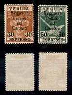 11034 OCCUPAZIONI - VEGLIA - 1920 - Espressi Di Fiume Soprastampati (1/2) - Serie Completa Di 2 Valori - Nuovi Senza Gom - Autres & Non Classés