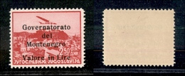 11140 OCCUPAZIONI - MONTENEGRO - 1942 - 2,50 Din (13 Aerea) Gomma Integra (50) - Autres & Non Classés