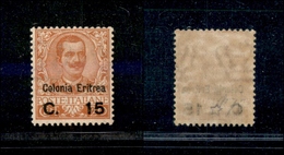 11312 COLONIE - ERITREA - 1905 - 15 Cent Su 20 Cent (30) - Gomma Integra - Autres & Non Classés