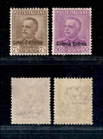 11344 COLONIE - ERITREA - 1928/1929 - Italia Soprastampati (142/143) - Serie Completa - Gomma Integra - Autres & Non Classés