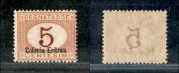 11375 COLONIE - ERITREA - 1920/1926 - 5 Cent Segnatasse (14) - Gomma Integra (20) - Autres & Non Classés