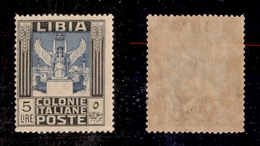 11400 COLONIE - LIBIA - 1921 - 5 Lire Pittorica (31) - Gomma Integra (100) - Autres & Non Classés