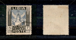 11428 COLONIE - LIBIA - 1940 - 5 Lire Pittorica (163) - Usato (250) - Autres & Non Classés