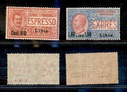 11440 COLONIE - LIBIA - 1922 - Espressi Soprastampati Con Nuovo Valore (5/6) - Serie Completa Di 2 Valori - Ottimamente  - Autres & Non Classés
