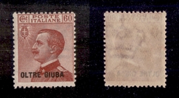 11481 COLONIE - OLTRE GIUBA - 1925 - 60 Cent Michetti Soprastampato (11) - Nuovo Con Gomma (24) - Autres & Non Classés