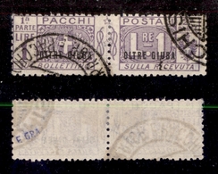 11504 COLONIE - OLTRE GIUBA - 1925 - 1 Lira Pacchi Postali Soprastampato (6) - Usati (130) - Autres & Non Classés