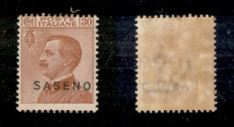 11514 COLONIE - SASENO - 1923 - 30 Cent Michetti Soprastampato (5) - Gomma Integra (175) - Autres & Non Classés