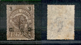 11556 COLONIE - SOMALIA - 1923 - 3 Besa Su 2 Cent Su 1 Besa Elefante (36) - Usato (26) - Autres & Non Classés