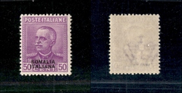 11578 COLONIE - SOMALIA - 1930 - 50 Cent Soprastampato (139) - Gomma Integra - Autres & Non Classés