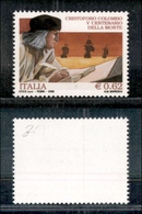 11656 REPUBBLICA - 2006 - 0,62 Euro Colombo (2907) - Stampa Sul Lato Gommato - Cert. Terrachini - Andere & Zonder Classificatie