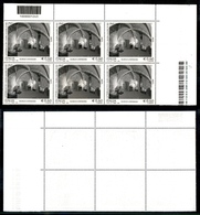 11666 REPUBBLICA - Codice A Barre 1243 - Blocco Angolare Di Sei 0,60 Cent Basilica Di Rieti 2009 - Gomma Integra - Sonstige & Ohne Zuordnung