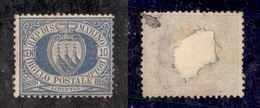 11680 SAN MARINO - 1877 - 10 Cent Stemma (3) - Forte Linguella - Nuovo Con Gomma (225) - Autres & Non Classés