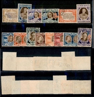 11808 SAN MARINO - 1947 - Roosevelt (301/306+A61/A68) - Serie Completa Di 14 Valori - Usati (32,5) - Autres & Non Classés