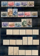 11817 SAN MARINO - 1949 - Paesaggi (342/355) - Serie Completa Di 16 Valori - Nuovi Con Gomma (350) - Autres & Non Classés
