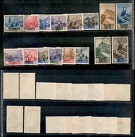 11818 SAN MARINO - 1949 - Paesaggi (342/355) - Serie Completa Di 16 Valori - Usati (300) - Autres & Non Classés