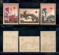 11826 SAN MARINO - 1951 - Pro Croce Rossa (369/371) - Serie Completa Di 3 Valori - Gomma Integra (70) - Autres & Non Classés