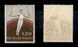 11837 SAN MARINO - 1954/1955 - 250 Lire Propaganda Sportiva II (419) - Nuovo Con Gomma (40) - Autres & Non Classés
