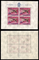 11861 SAN MARINO - SERVIZI - 1964 - Foglietto 1000 Lire Aerei Moderni (25) - Gomma Integra (22,5) - Autres & Non Classés