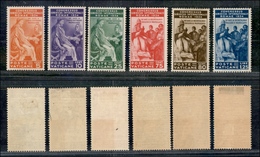 11900 VATICANO - 1935 - Giuridico (41/46) - Serie Completa - Gomma Manipolata - Da Esaminare (400) - Andere & Zonder Classificatie