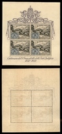 11918 VATICANO - 1952 - Foglietto Centenario Dei Primi Francobolli (1) - Gomma Integra - Perfetto (325) - Andere & Zonder Classificatie