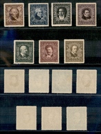 11937 ESTERO - AUSTRIA - AUSTRIA - 1922 - Compositori Austriaci (290A/296A) Dentellati 12 1/2 - 10 E 100 Kronen Linguell - Sonstige & Ohne Zuordnung