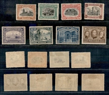 11951 ESTERO - BELGIO - BELGIO - 1915 - Vedute (121/128) - Serie Completa Di 8 Valori - Nuovi Con Gomma - Piega Centrale - Sonstige & Ohne Zuordnung