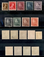 11959 ESTERO - BELGIO - BELGIO - 1936 - Re Leopoldo III (423/431) - Serie Completa Di 9 Valori - Nuovi Con Gomma (160) - Autres & Non Classés