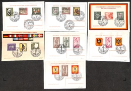 12084 ESTERO - GERMANIA - GERMANIA - Fiera Di Hannover - 1957 - 7 Cartoline Con Varie Affrancature E Annulli Speciali - Autres & Non Classés