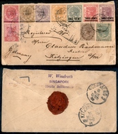 12158 ESTERO - STRAITS SETTLEMENTS - STRAITS SETTLEMENTS - Raccomandata Da Singapore Per La Germania Del 17.2.96 Con Aff - Sonstige & Ohne Zuordnung