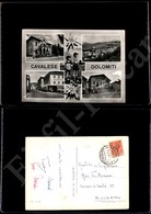 12233 Cartoline - Paesaggistiche - Trentino Alto Adige - Cavalese (TN) - 4 Immagini - 11.8.1955 FG - Other & Unclassified