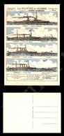 12259 Cartoline - Marina - Les Flottes De Guerre - Tavola N. 4 - Marina Tedesca - Nuova - Formato Grande - Sonstige & Ohne Zuordnung