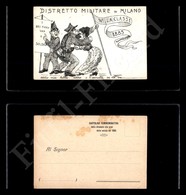 12317 Cartoline - 1° Guerra - Distretto Militare Di Milano, W La Classe 1885, Nuova - Other & Unclassified