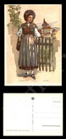 12338 Cartoline - Illustrate - Schweizer Trachten - Costumi Svizzeri - Thurgau - Nuova -formato Grande - Other & Unclassified
