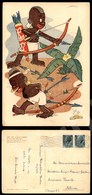 12349 Cartoline - Illustrate - Jacovitti Benito, 1951, "nigrizia", 20/11/1954 - Other & Unclassified