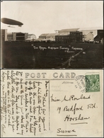 12438 Cartoline - Airship - The Royal Aircraft Factory At Farnborough - Viaggiata 6.6.1913 - Fotografica - Perfetta - Other & Unclassified