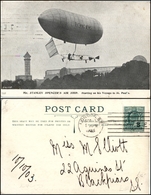 12442 Cartoline - Airship - Mr Stanley Spencer's Airship Starting On His Voyage To St.Paul's - Viaggiata 30.5.1903 - Autres & Non Classés