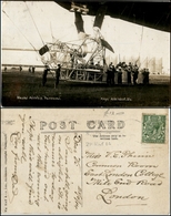 12449 Cartoline - Airship - Naval Airship "Parseval" - Viaggiata 28.5.1914 Fotografica - Autres & Non Classés
