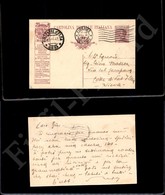 12470 Interi Postali - Intero Pubb. 1921-Michetti Cent.25 (R4A/8) Banca It. Di Sc. - 20.11.21 - Sonstige & Ohne Zuordnung