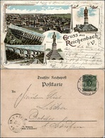 12507 Cartoline - Paesaggistiche Straniere - Gruss Aus Reichenbach, Germania, Viag.'898 - Autres & Non Classés